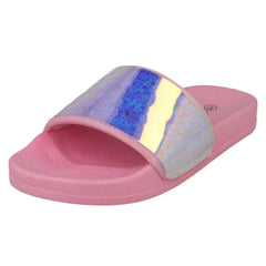 Girls Spot On Casual Sliders H0323