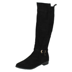 Ladies Spot On Knee High Winter Boots