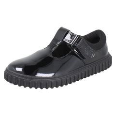 Girls Clarks Classic T-Bar School Shoes Cove Hope