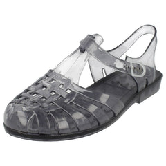 Ladies Spot On Transparent Jelly Shoes