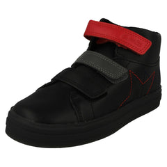 Childrens Clarks Star Detailed Light Up Ankle Boots Flare Show