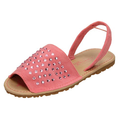 Girls Spot On Open Toe Sandals