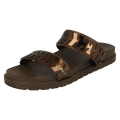 Ladies Spot On Slip On Mules