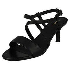 Ladies Clarks Strappy Heeled Sandals Amali Buckle