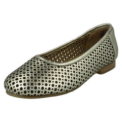 Ladies DB Shoes Wide Fit Ballerina Style Shoes Emmental