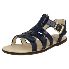 Girls Clarks Buckle Fastening Open Toe Sandals Loni Moon