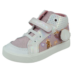Childrens Clarks Casual Hi-Top Trainers City Pop