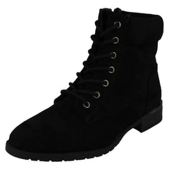 Ladies Spot On Wide Fitting Ankle Boots F51197