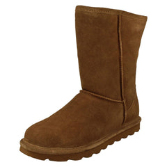 Ladies Bearpaw Sheepskin Lined Boots Elle Short
