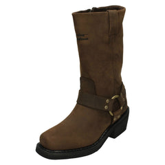 Ladies Harley Davidson Biker Boots Hustin