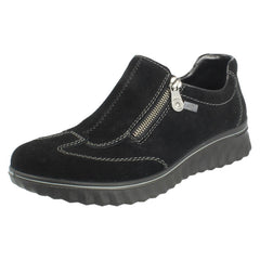 Ladies Rieker Zip Fastening RiekerTEX Casual Shoes 59071