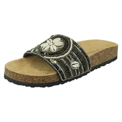 Ladies Savannah Shell Mules F00320