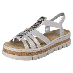 Ladies Rieker Wedge Sandals V4918