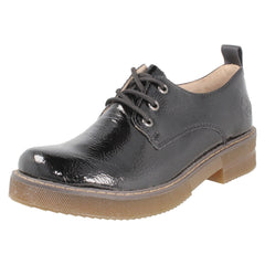 Ladies Rieker Lace Up Low Heel Casual Shoes 72000