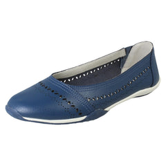 Ladies Down To Earth Slip On Casual Leather Shoes F80575