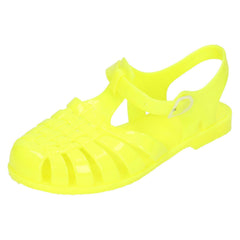 Girls Spot On Closed Toe Jelly Sandals