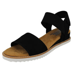 Ladies Skechers Low Wedge Sandals Desert Kiss 31440