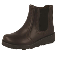Ladies Spot On Wide Fit Ankle Boots F4467