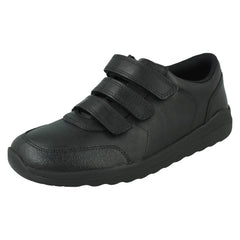 Boys Clarks Triple Strap School Shoes Daze 2 Step Y