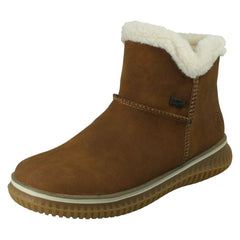Ladies Rieker Water Resistant Ankle Boots 74260