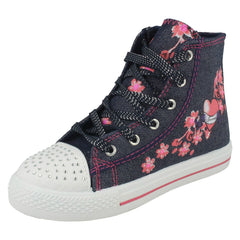 Girls Air Tech Hi Top Baseball Style Boots Rollar