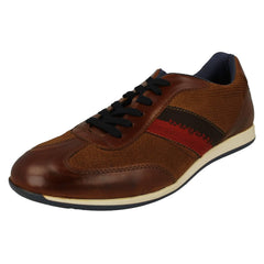Mens Bugatti Stylish Casual Lace Up Trainers 315-93904-4000