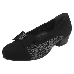 Ladies Da Bella Slip On Heeled Shoes Saltby