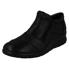 Ladies Rieker Dual Zip Fastening Ankle Boots L4881