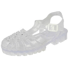 Girls Spot On Jelly Sandals With Diamante Detail