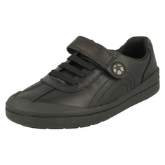 Boys Clarks Football Detailed School Shoes Rock Pass