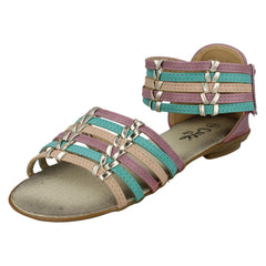 Girls Cutie Low Heel Summer Sandal