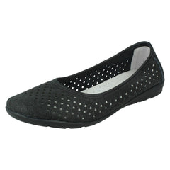 Ladies Eaze Flat Casual Ballerinas F80505
