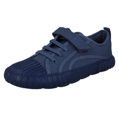Kids Clarks Trainer Style Canvas Shoes Foxing Stitch