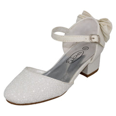 Girls Spot On Ankle Strap Party Shoes H3085