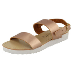 Girls Spot On Strap Detail Sandals