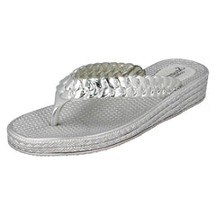 Ladies Savannah Mid Wedge Toe Post Flip Flops