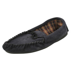 Mens Vamp Slippers Moccasin