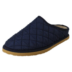 Ladies Padders Quilted Design Slip On Extra Wide Mule Slippers Thetis