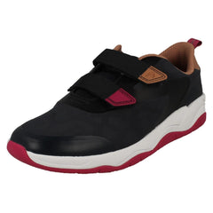 Childrens PLAY PRINTS By Clarks Big Cat Detailed Trainers Clowder Race