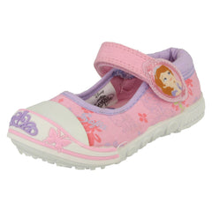 Girls Disney Bumper Canvas Shoe Sofia Dreams