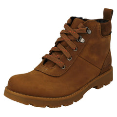 Boys Clarks Casual Ankle Boots Heath Go GTX K
