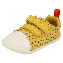 Childrens Boys Girls Clarks Pre-Walking Shoes Roamer Craft