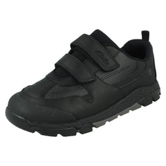 Boys Clarks Dinosaur Design School Shoes Steggy2 Pace K