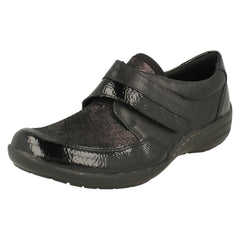 Ladies Remonte Hook And Loop Wide Fitting Shoes R7600