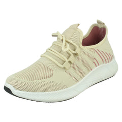 Ladies Spot On Casual Lace Up Trainers F7201