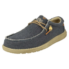 Mens Hey Dude Lace Up Casual Shoes Wally Braided