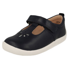 Girls Startrite T-Bar Laser Detailed Shoes Puzzle