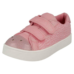 Girls Clarks Casual Canvas Shoes Pattie Lola