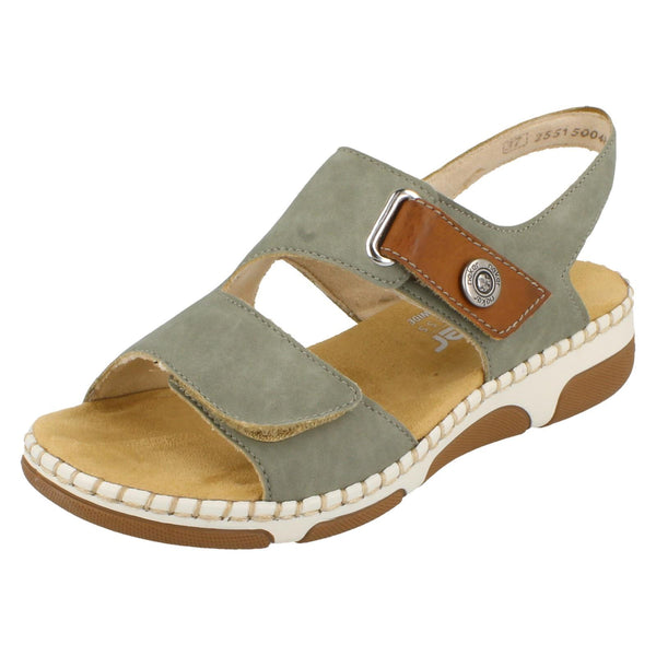 Ladies Rieker Strappy Summer Sandals 66280