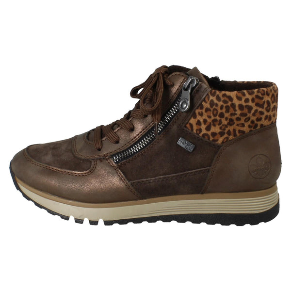 Ladies Rieker-Tex Double Zip Ankle Boots 49040